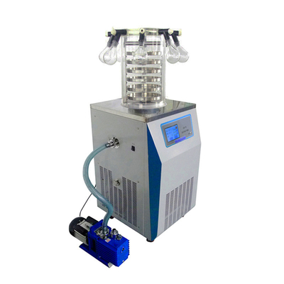 LGJ-12 0.12M2 Mini Vacuum Benchtop Freeze Dryer Lab Lyophilizer Real Time Alarm Display