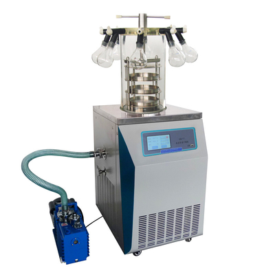 LGJ-12 0.12M2 Mini Vacuum Benchtop Freeze Dryer Lab Lyophilizer Real Time Alarm Display