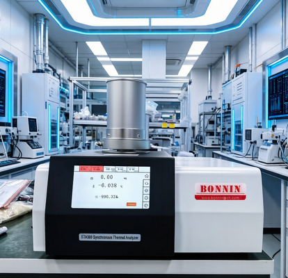 Apparecchiature per test di laboratorio con analizzatore termico termogravimetrico TGA/DTA/DSC